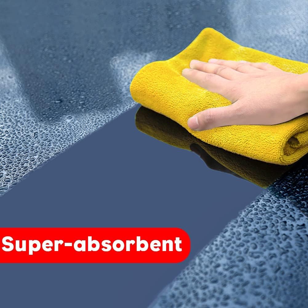 Microfiber Cleaning Cloth for Kitchen Housekeeping Dish Electronics Dust Rags Thick Lint Free Car