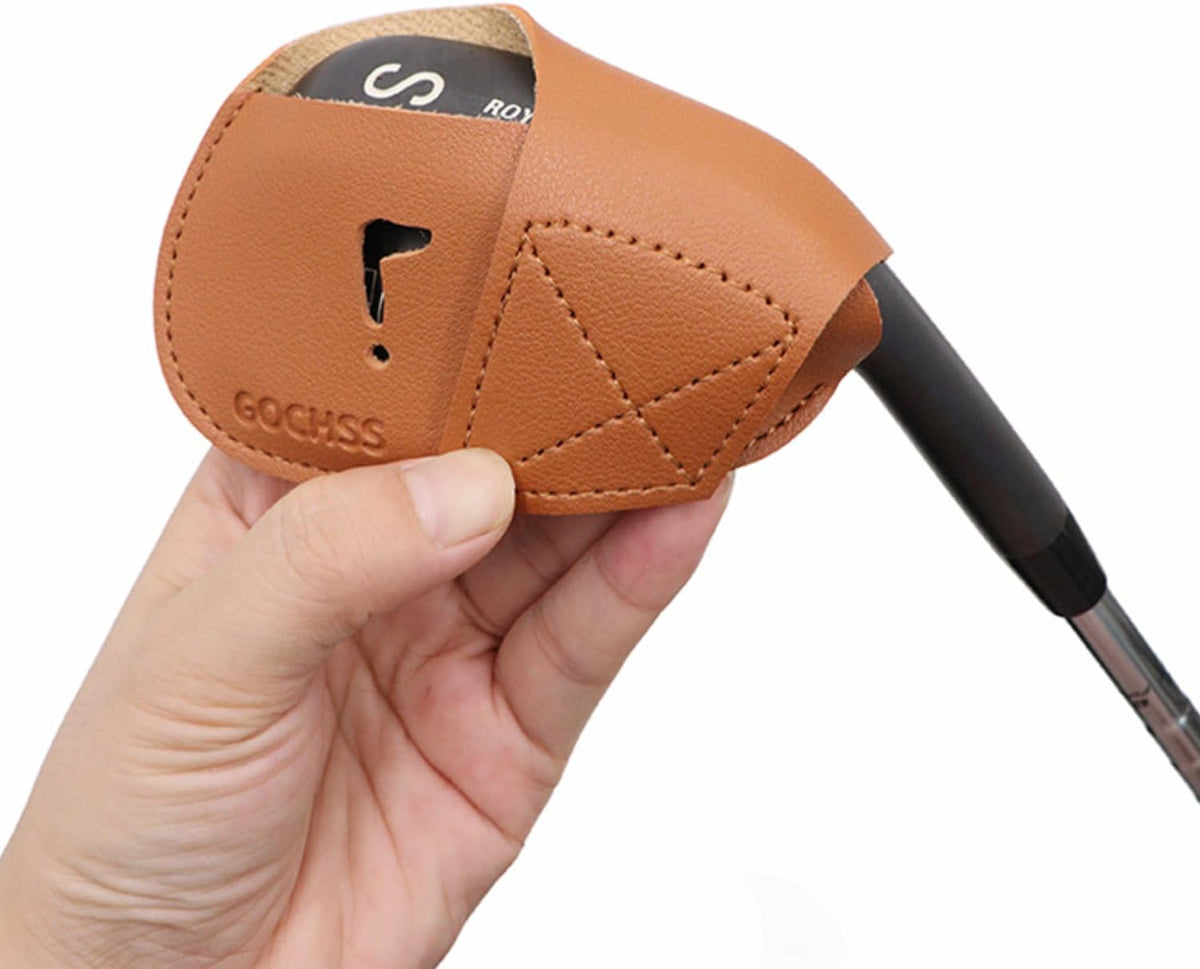 I Golf Iron Headcovers 10pcs PU Fit Both Right-Handed Clubs Golf Club Protector for Titleist