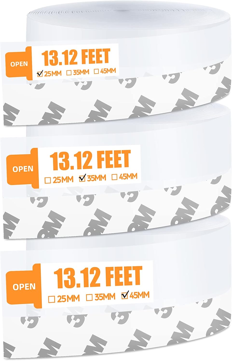 39.37 Ft Door Weather Stripping Door Seal Strip Tape,Silicone Door Draft Stopper,Self Adhesive