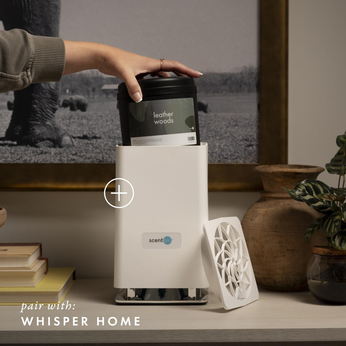 ScentAir Whisper Home Monthly Plug-in Refill, Fragrance Cartridge for Home and Office, Amazon