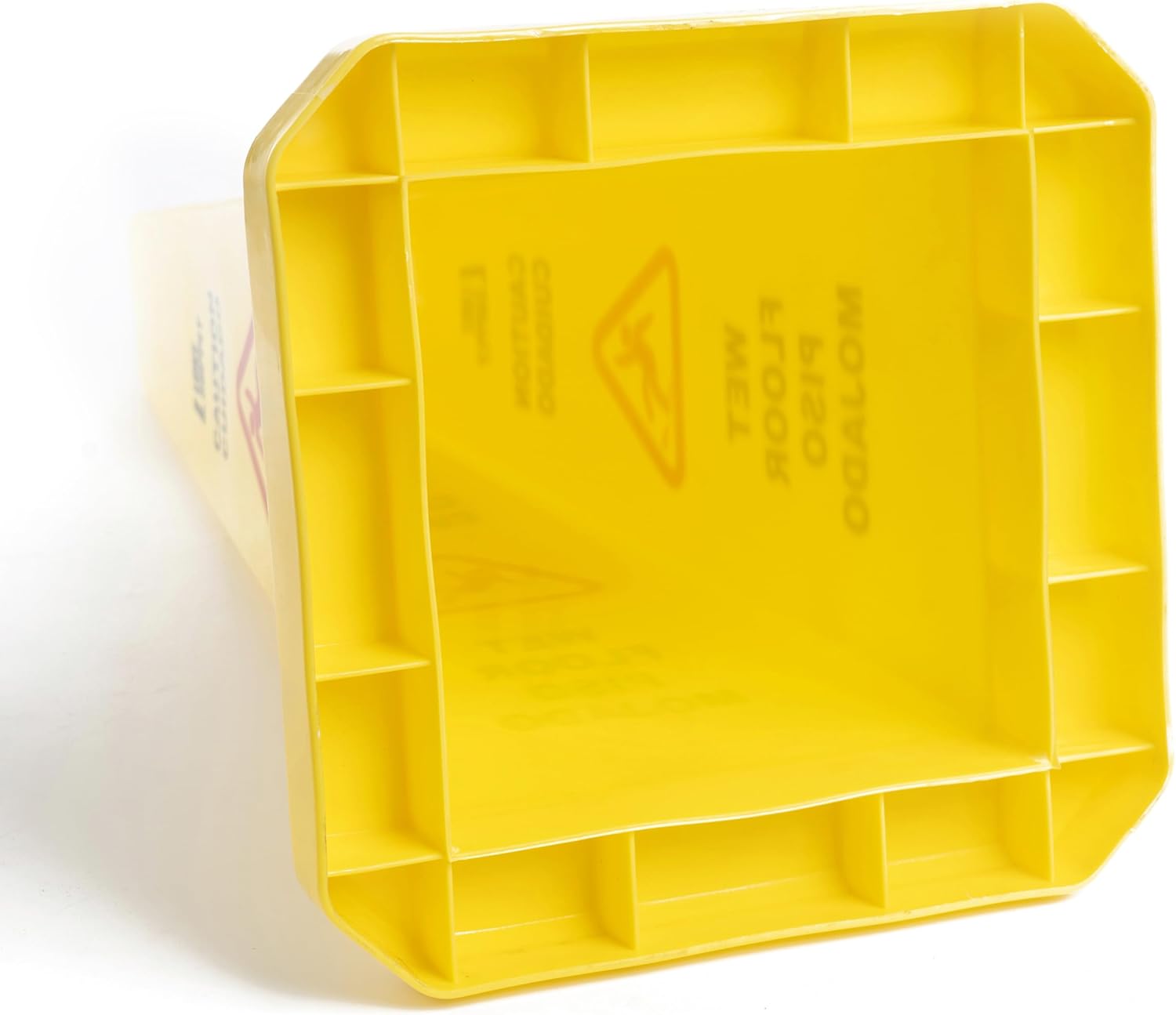 MATTHEW CLEANING 3 Packs 36” Caution Wet Floor Safety Cones for Indoors and Outdoors,Bright Yellow