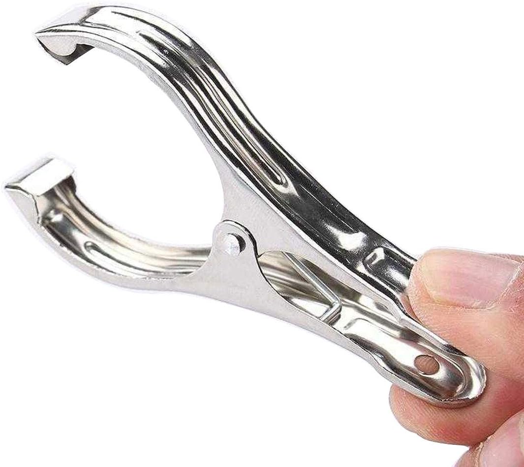 Metal ClothesPins,Row Cover Clips 20 Pack 3.5 Inch Stainless Steel Pool Towel Clips,Chair Clips for