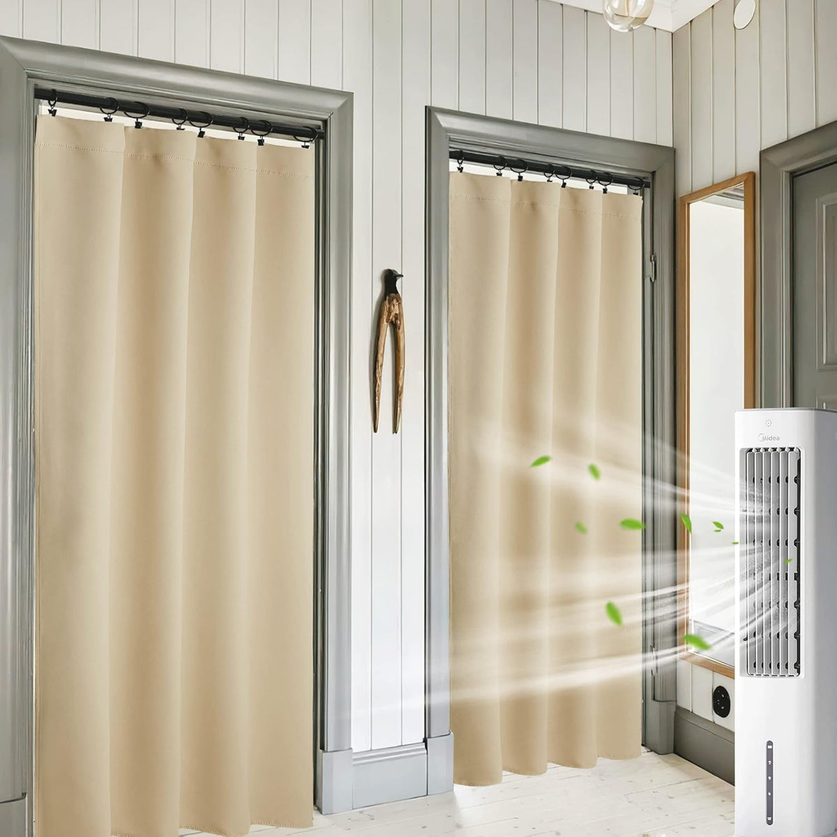 RYB HOME Blackout Curtains 84 inches Long 2 Panels Set for Living Room, Thermal Insulating Privacy