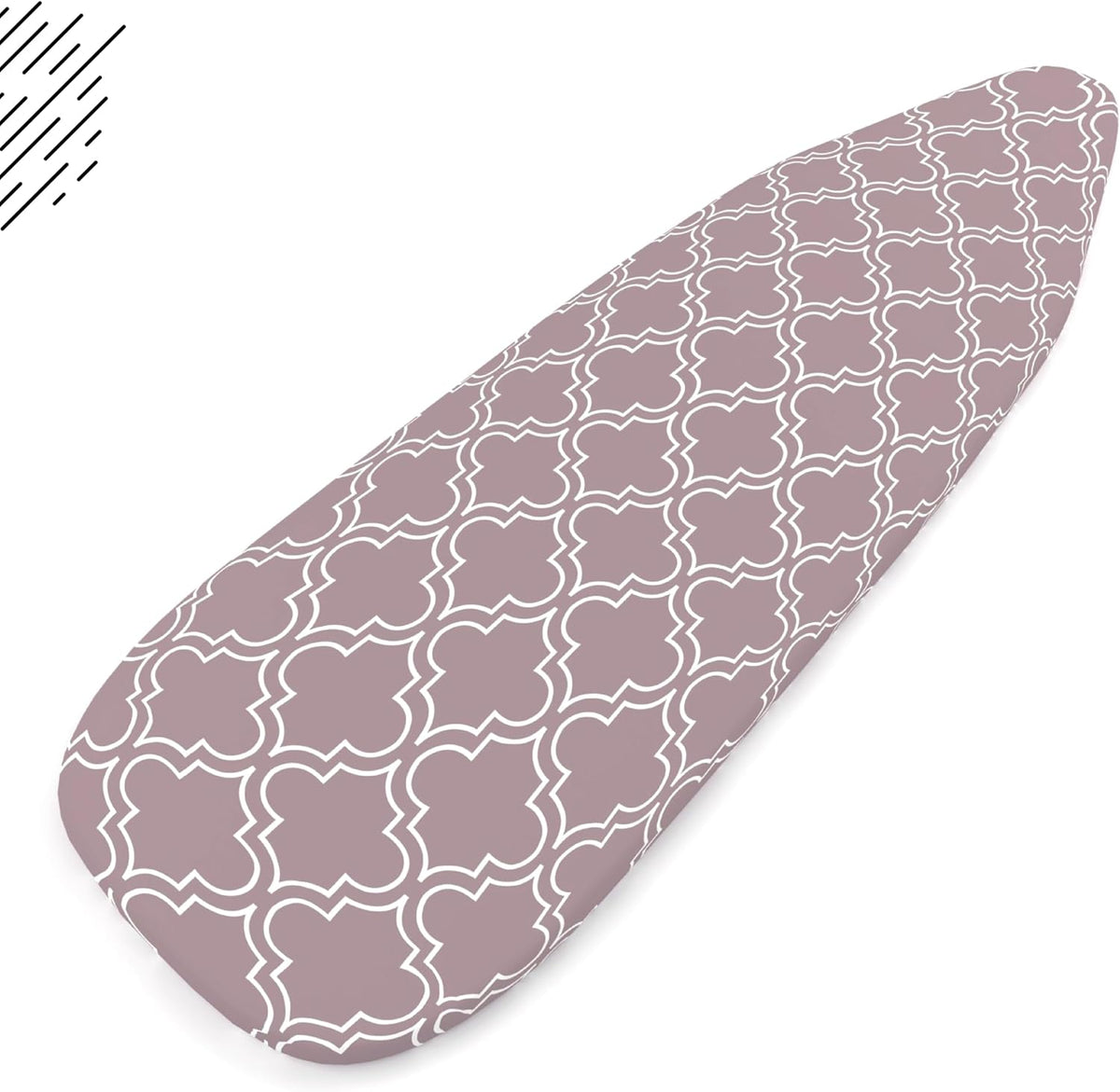Encasa XO Ironing Board Cover and Pad 42"x14" - Thick 3mm Felt Padding, Drawstring Tightening &