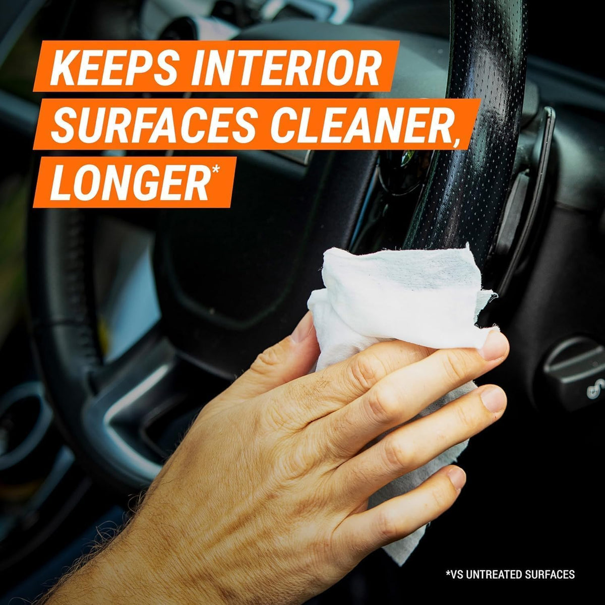 Armor All Ultra Shield + Ceramic Cleaning Wipes by Armor All, Car Interior Cleaner Wipes with