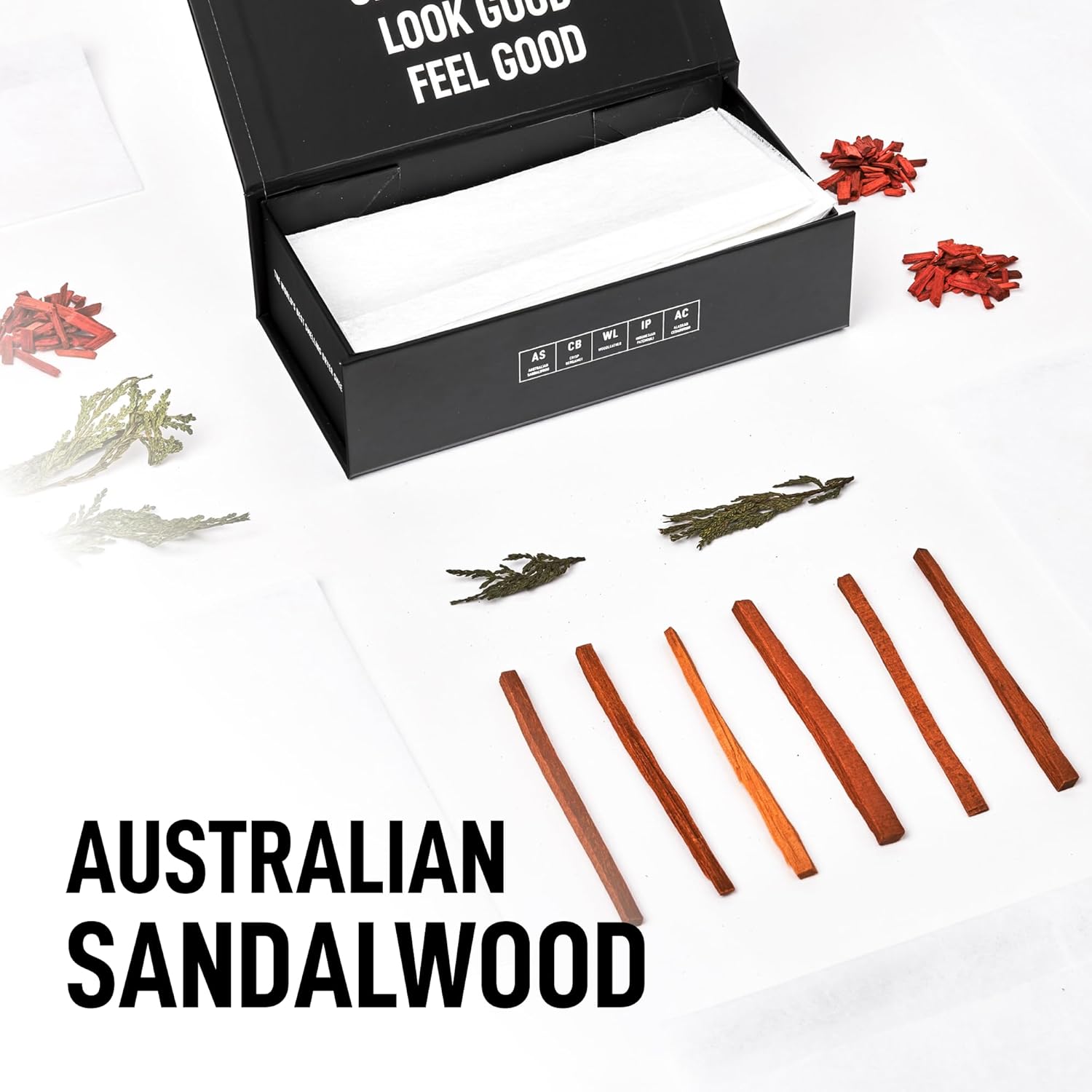 Laundry Sauce - Laundry Dryer Sheets (Australian Sandalwood), Luxury Fragrance, Contains Essential