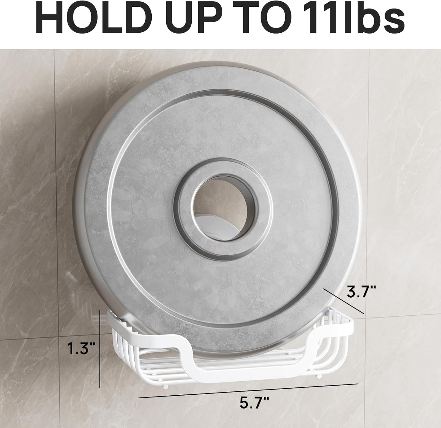 LEVERLOC Soap Dish, Soap Bar Holder for Shower Suction Cup Wall Mounted, Stainless Steel
