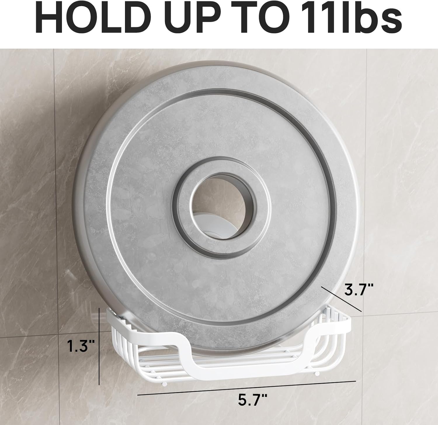 LEVERLOC Soap Dish, Soap Bar Holder for Shower Suction Cup Wall Mounted, Stainless Steel