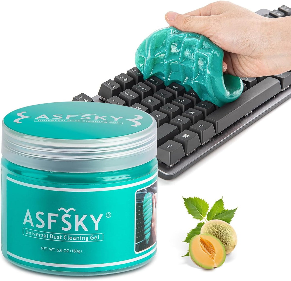 ASFSKY Keyboard Cleaning Gel Keyboard Cleaner Adheres to Dust and Debris in The Crevices of The