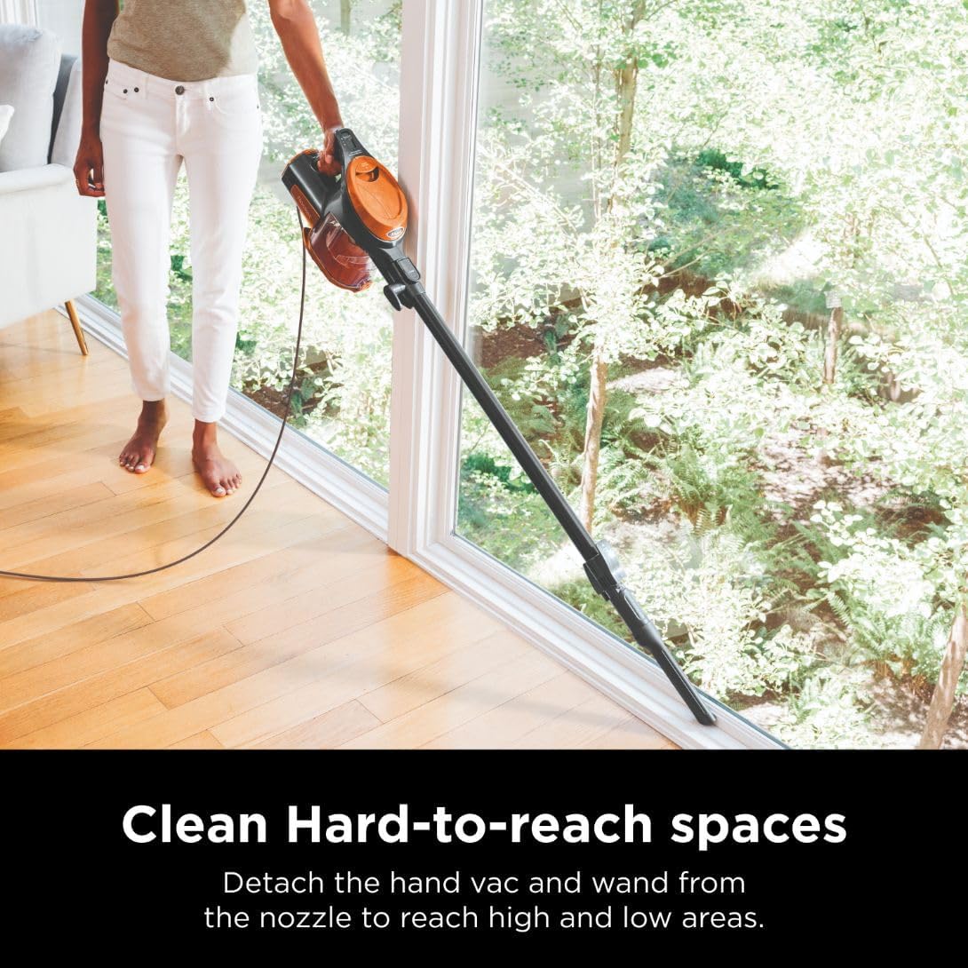 Shark Rocket Ultra-Light Corded Bagless Vacuum for Carpet and Hard Floor Cleaning with Swivel
