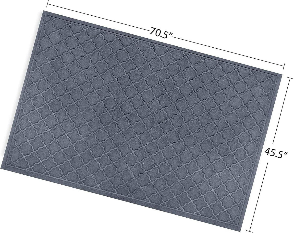 WaterHog Heavy Duty Doorway Mat, 4' x 6', Made in USA, Durable & Skid-Resistant Entryway Mat
