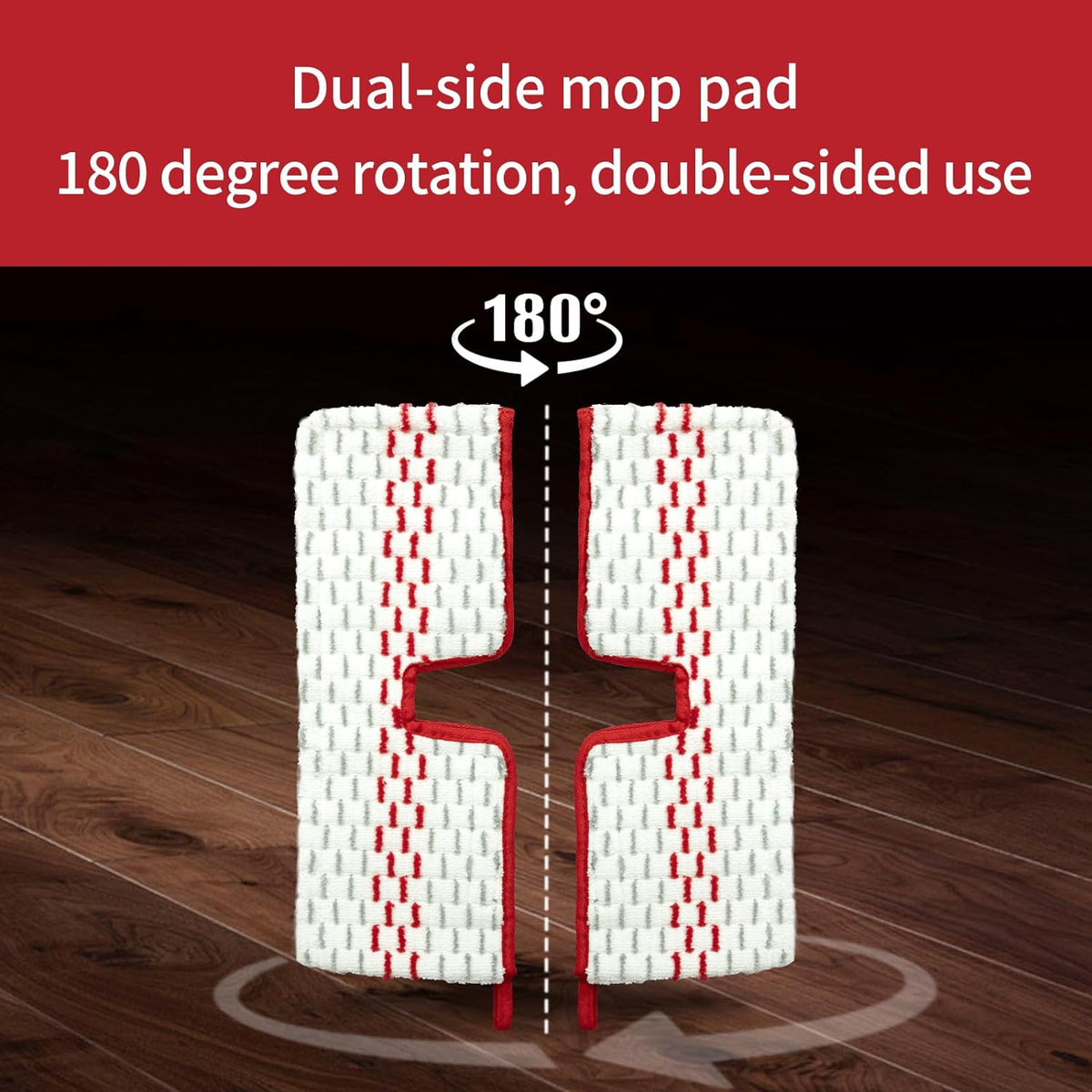 5 Pack Microfiber Mop Refills - Spray Mop & Flat Mop Replacement Pads | Mop Heads Replacements