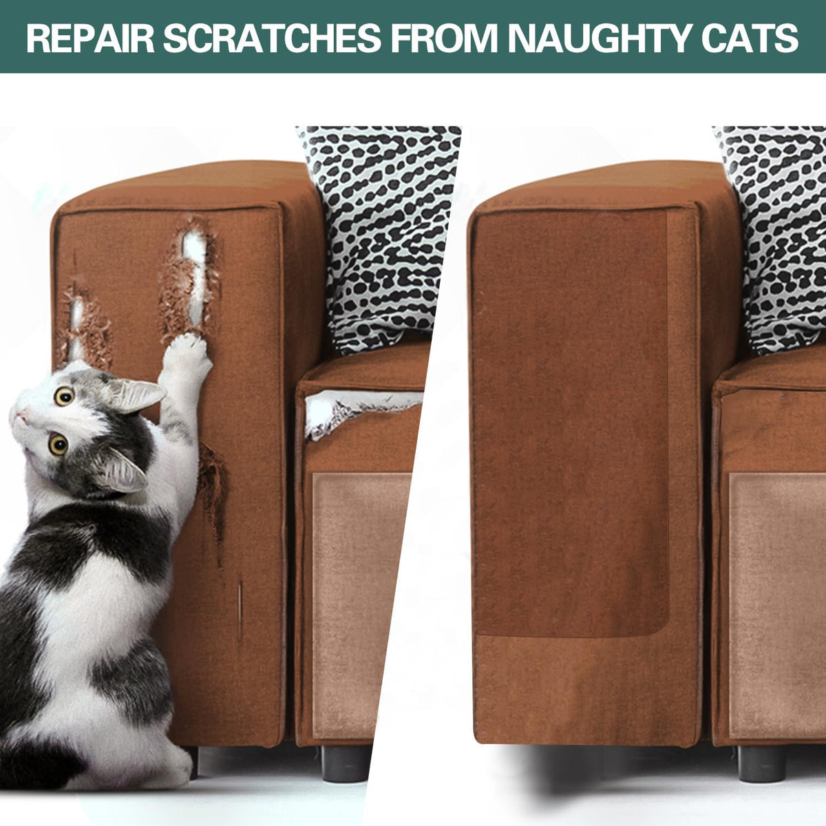 Azobur Couch Patch Repair Fabric,Microfiber Fabric, Self-Adhesive, for Sofa Repair and Upholstery