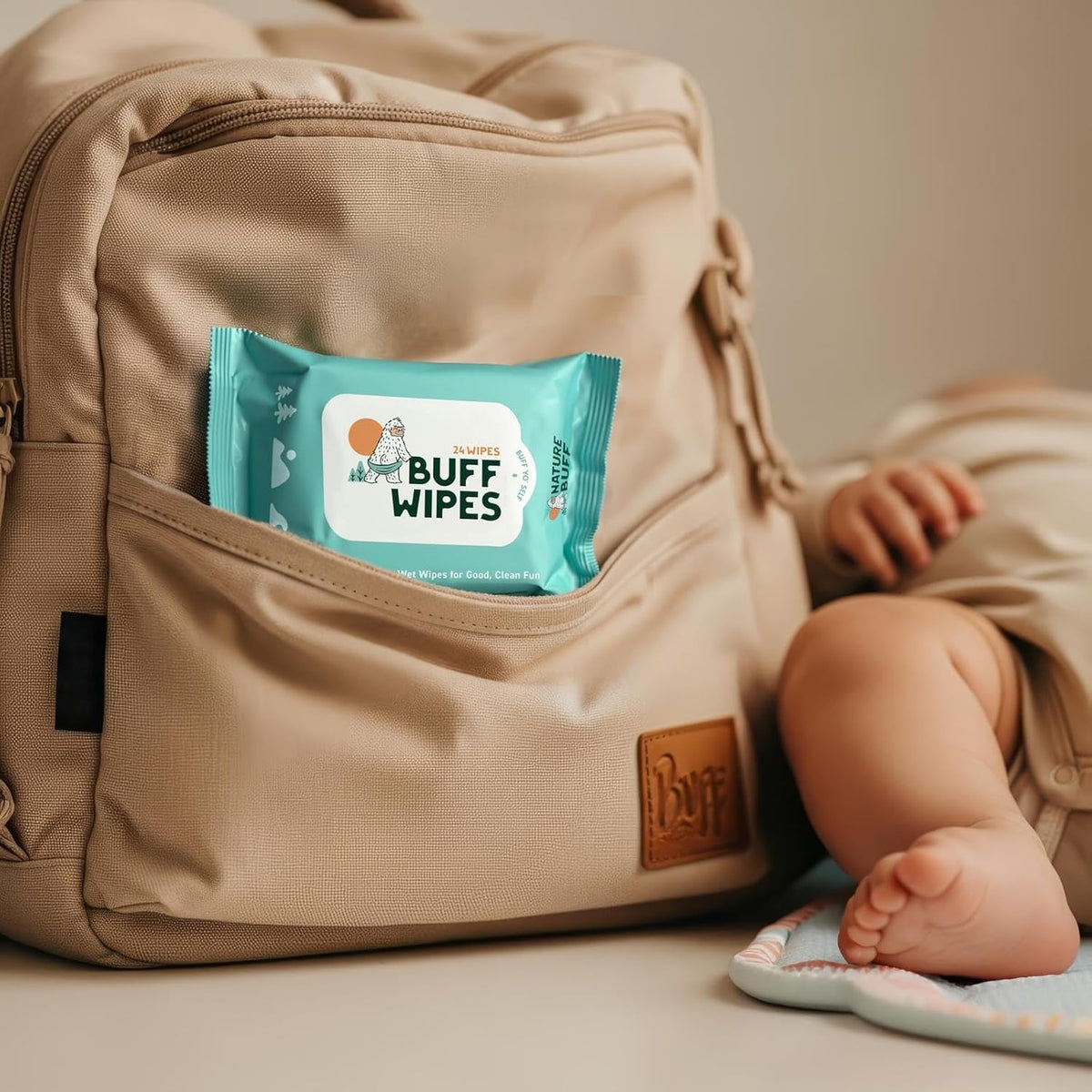 Multi-Use Wet Wipes for Babies & Adults - 99.7% Pure, Plastic-free, Biodegradable & Unscented Body