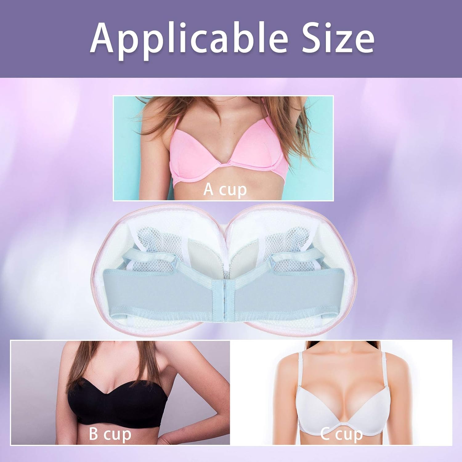 Shappy 6 Pieces Bra Washing Bag for Laundry Mesh Wash Lingerie Underwear Brassiere Washing Bags