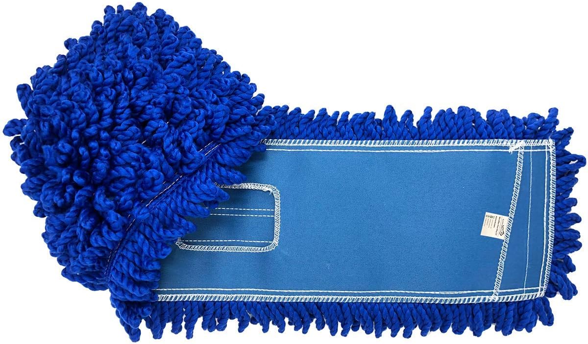 KLEEN HANDLER 48 Inch Microfiber Dust Mop, X-Large Washable Commercial, Sweeper, Janitorial Head