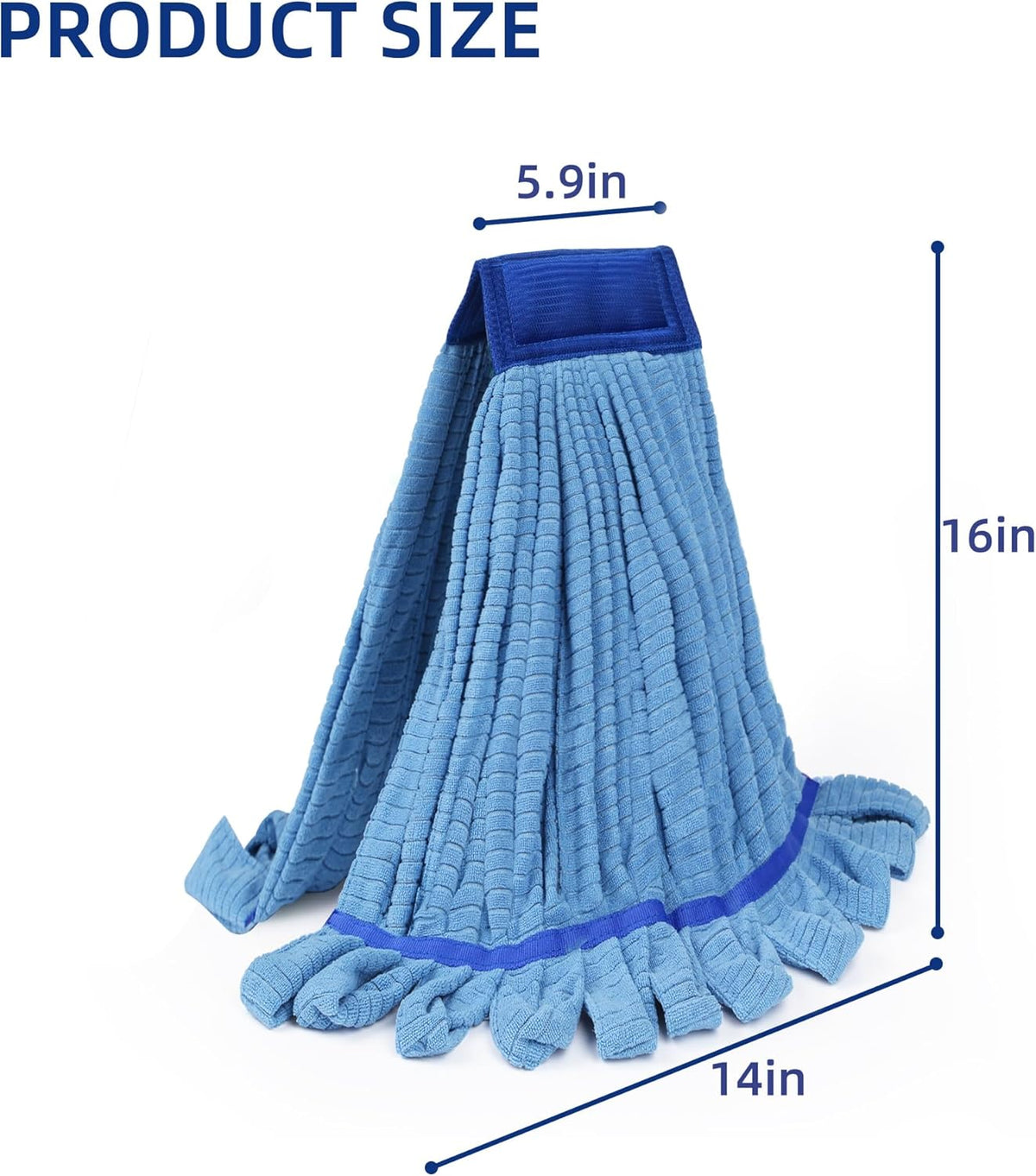 Large Microfiber Tube Mop Heads,Heavy Duty Mop Head,Highly Absorbent,Commercial Mop Head