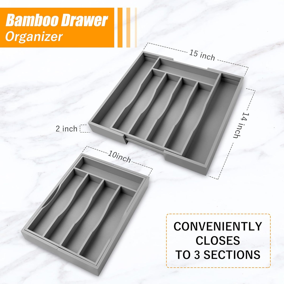 Kitchen Silverware Drawer Organizer and Storage Best Grandpa Grandfather Elder Men Father Day