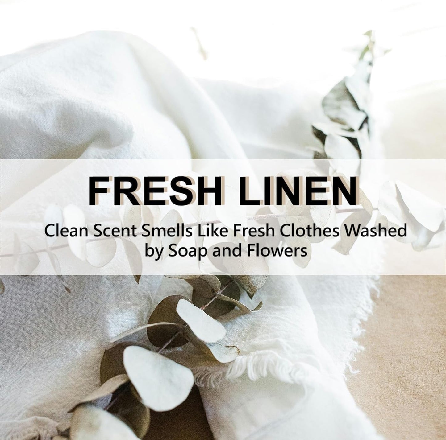 ROSE COTTAGE Large 12 Packs Fresh Linen Hanging Closet Deodorizer Air Freshener Long Lasting