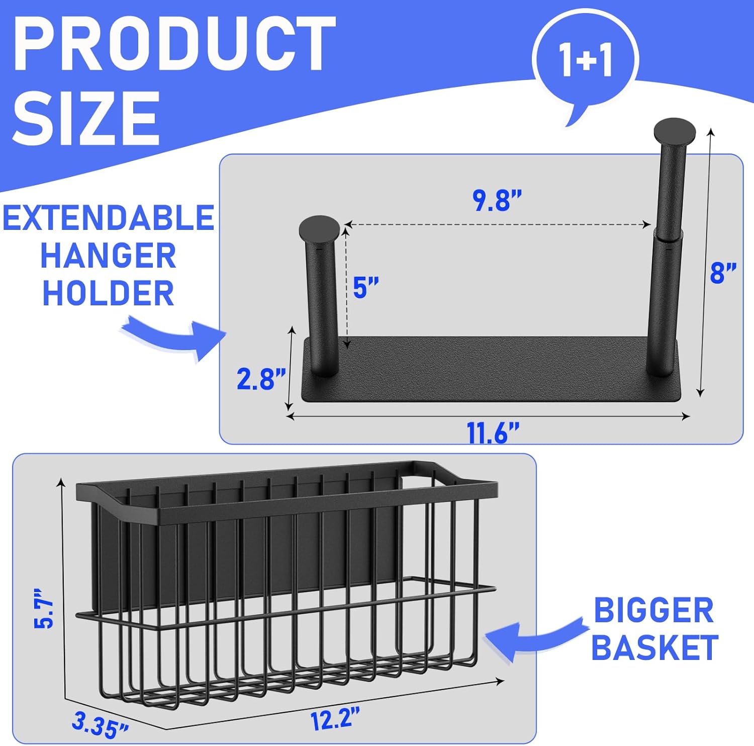 MFTEK Magnetic Dryer Ball Holder and Magnetic Hanger Holder for Laundry Room Organization