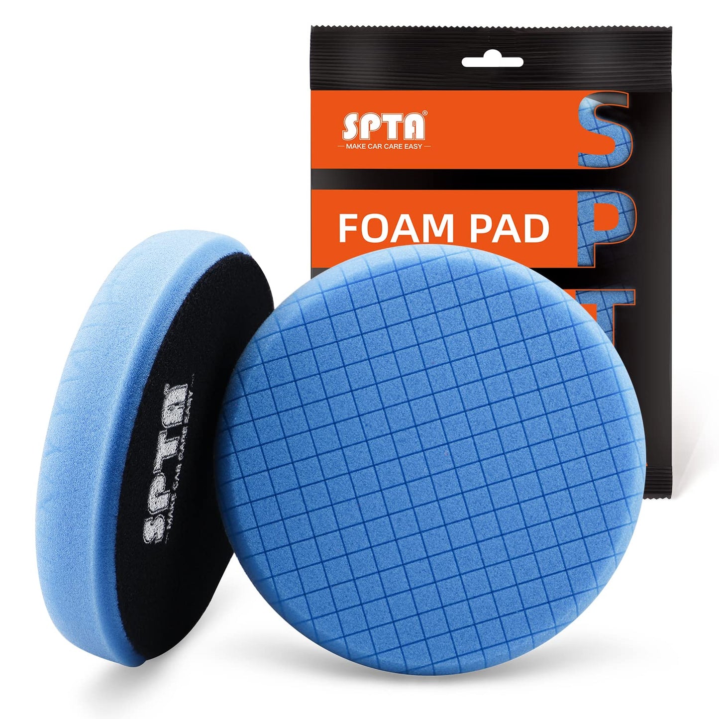 Blue Polish Pad, Buffing Polishing Pads, SPTA 1Pc 5.5 Inch Face for 5 Inch 125mm Backing Plate