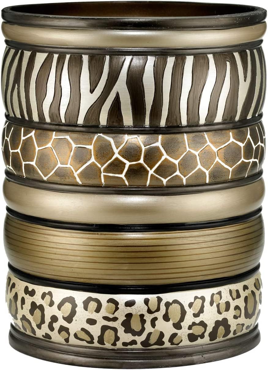 Decorative Trash Can for Bathroom, Office & Bedroom - 2.1 Gallons Stylish & Small Trash Can for