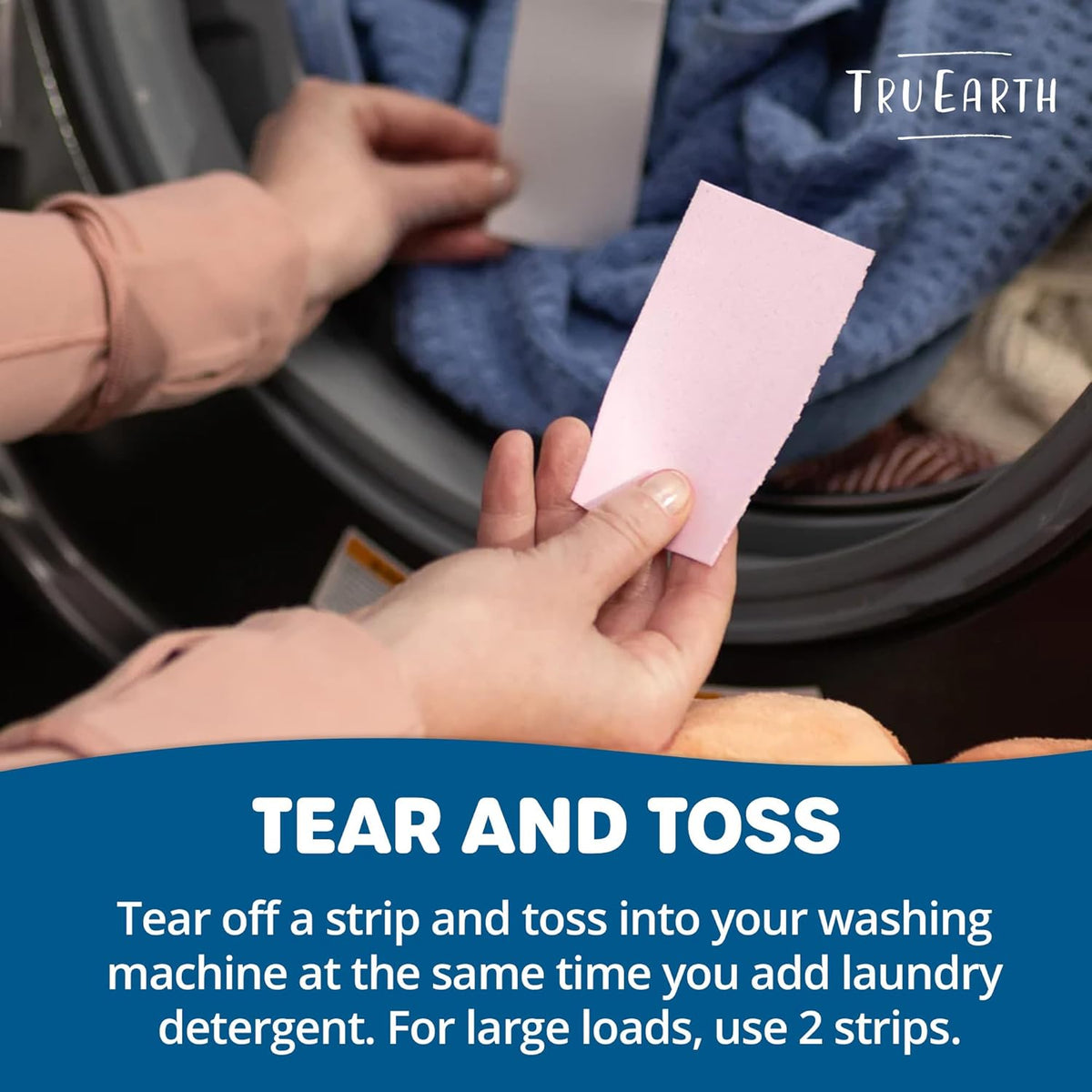 Tru Earth Fabric Softener Strips for Washing Machine, Alternative to Fabric Softener Liquid and