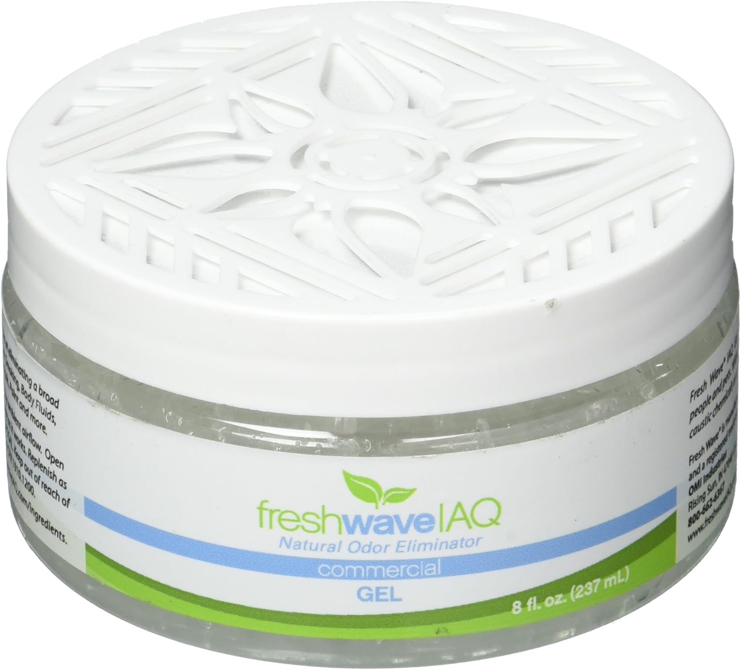 Fresh Wave IAQ Commercial Odor Eliminating Gel, 8 Fl. Oz. | Odor Absorbers for Home | Safer Odor