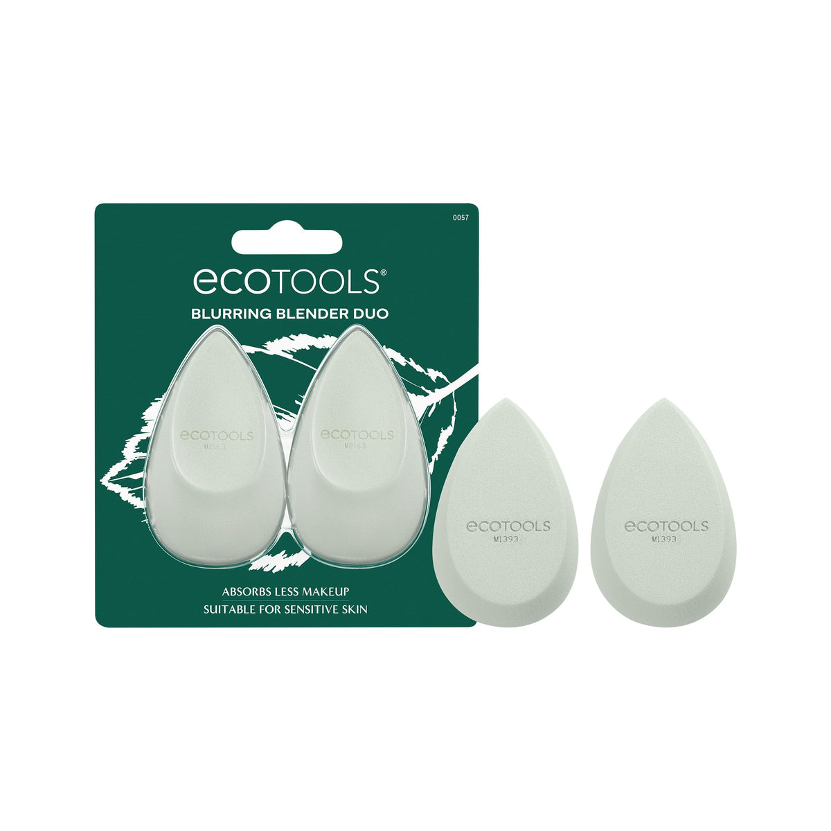 EcoTools Blurring Blender Makeup Sponge Duo, Makeup Blender Sponge