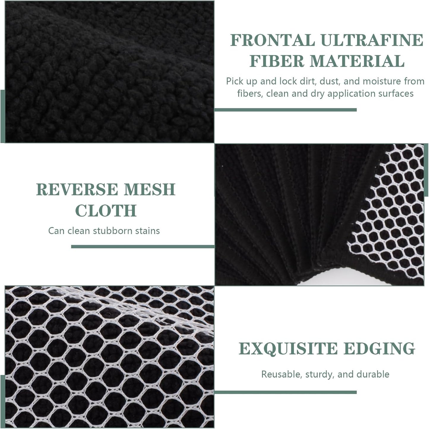 SINLAND Microfiber Dish Cloth for Washing Dishes Dish Washing Rags Best Kitchen Washcloth Cleaning