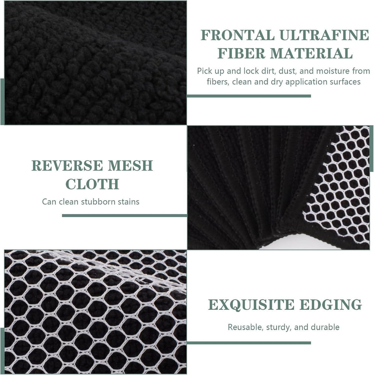 SINLAND Microfiber Dish Cloth for Washing Dishes Dish Washing Rags Best Kitchen Washcloth Cleaning