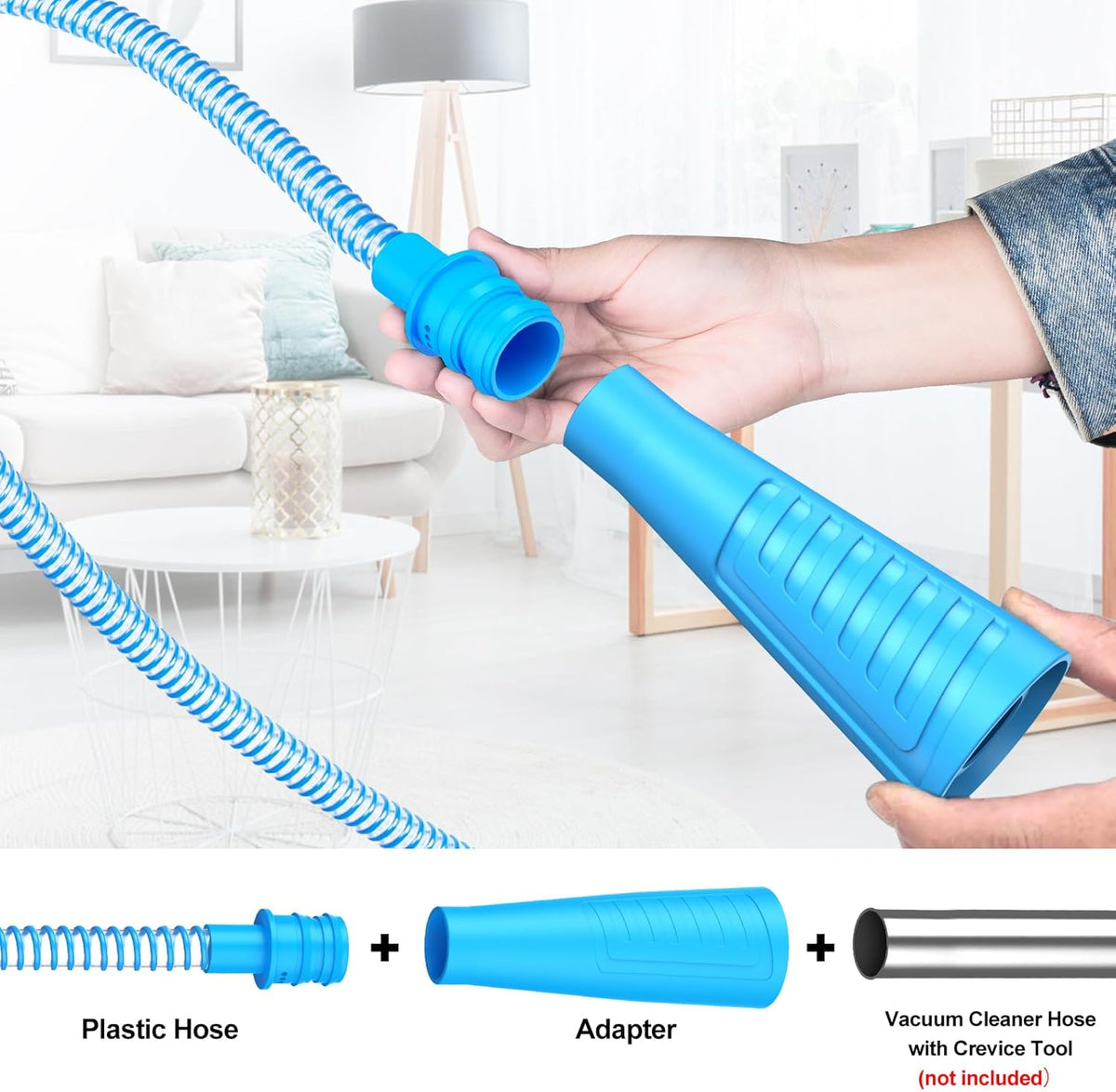 Sealegend Dryer Vent Cleaner Kit Dryer Lint Vac Attachment with Brush, Lint Remover, Dryer Vent
