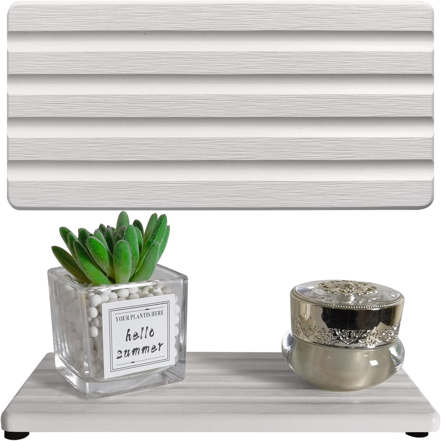2 PCS Water Absorbing Stone Trays for Bathroom Sink & Kitchen Counter, Fast-Drying Diatomite Sink
