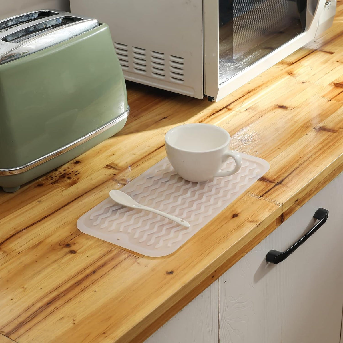 Silicone Dish Drying Mat for Multiple Usage,Easy clean,Eco-friendly,Heat-resistant Silicone Mat for