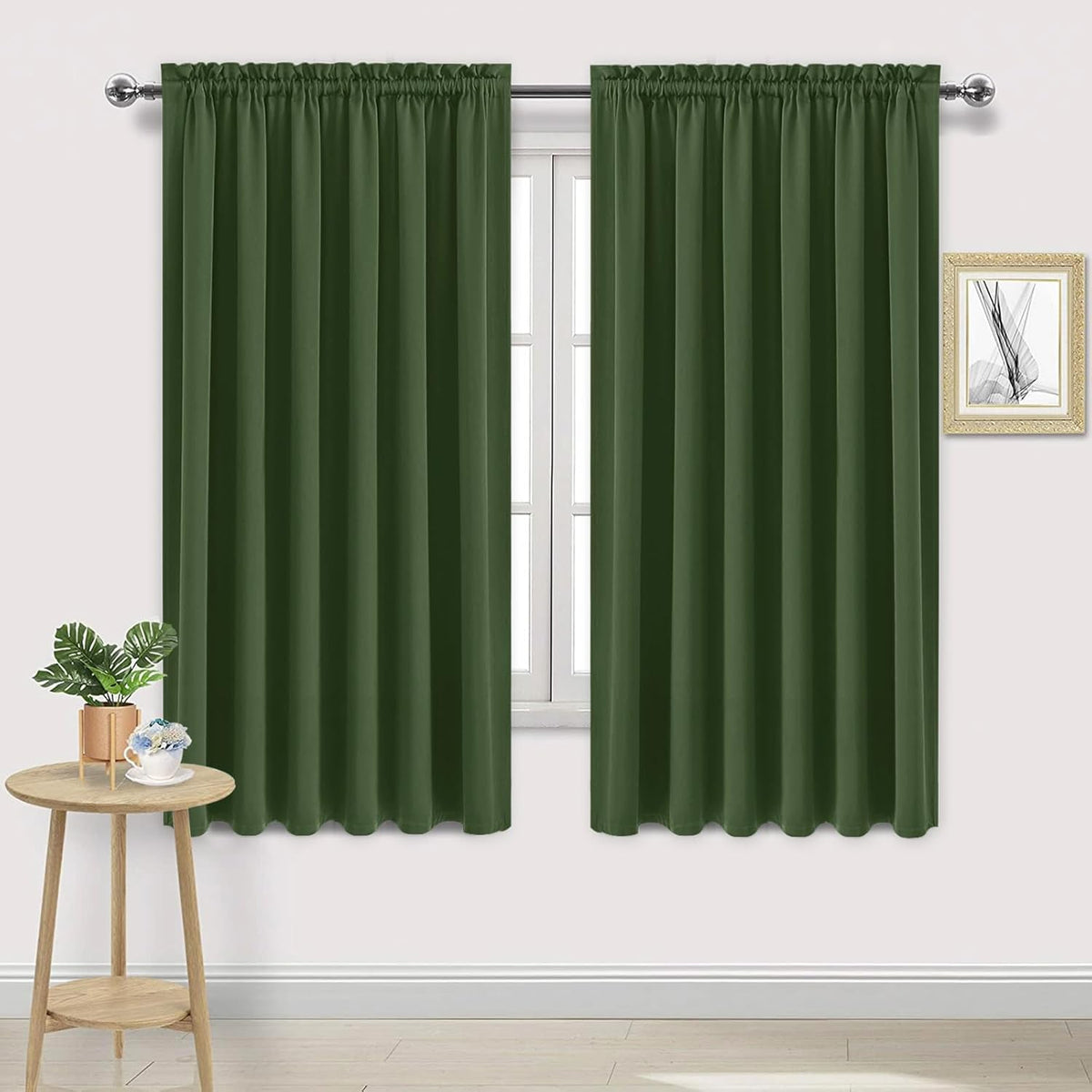 DWCN Blackout Curtains for Living Room Thermal Insulated, Energy Saving & Noise Reducing Bedroom