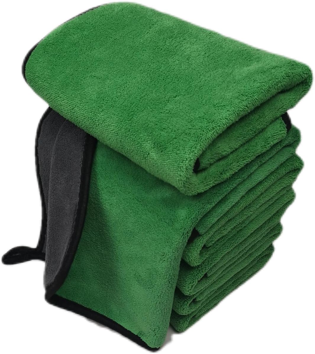 SOFTBATFY Ultrasoft, Large, Thick and Quick Drying Car Microfiber Cleaning Towel 800GSM Polishing