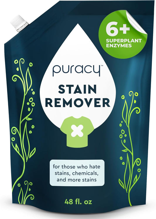 Puracy Stain Remover, Natural Based Travel and Laundry Stain Cleaner for Clothes, Baby Essentials