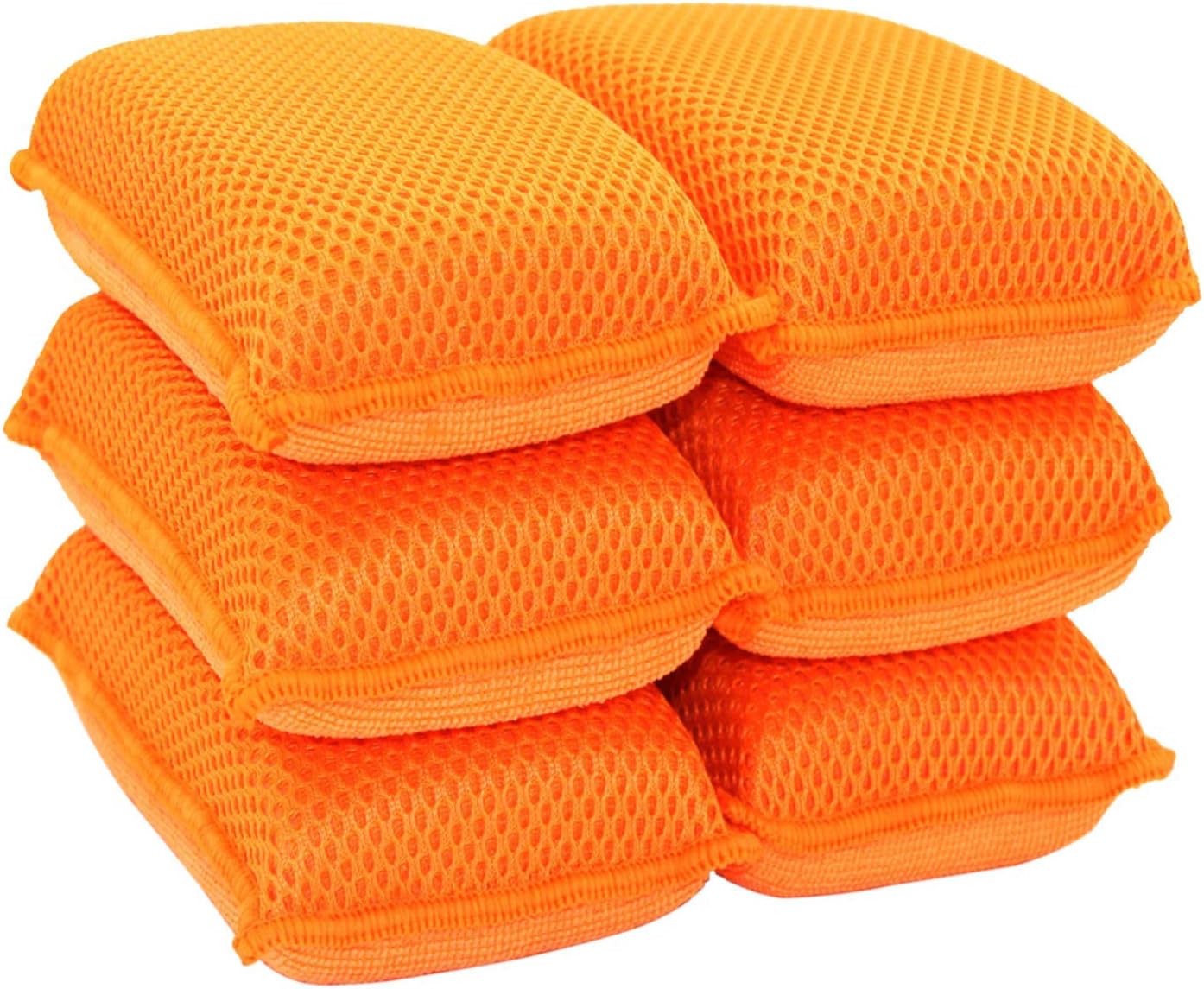 Commercial Miracle Microfiber Kitchen Sponge by Scrub-It - Large - Non-Scratch Heavy Duty
