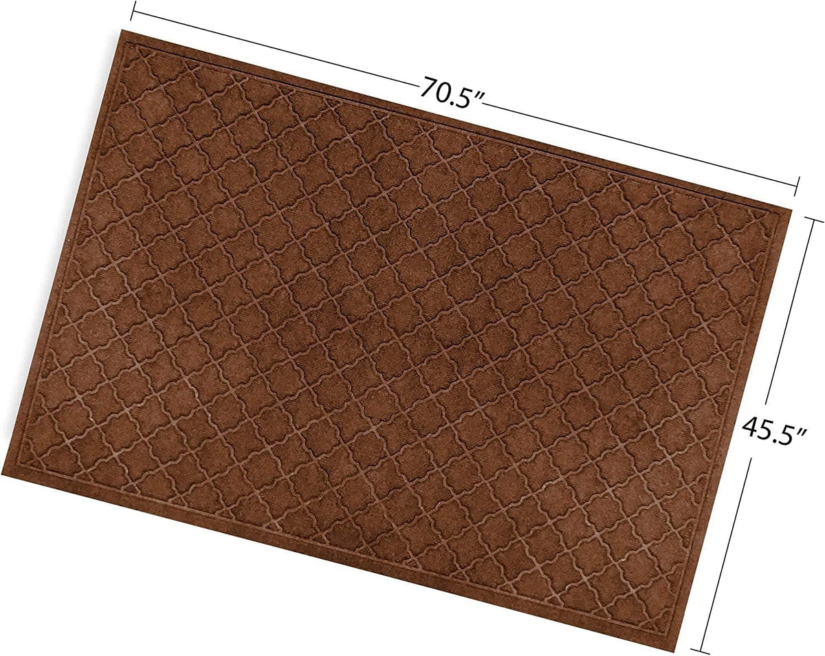 WaterHog Heavy Duty Doorway Mat, 4' x 6', Made in USA, Durable & Skid-Resistant Entryway Mat