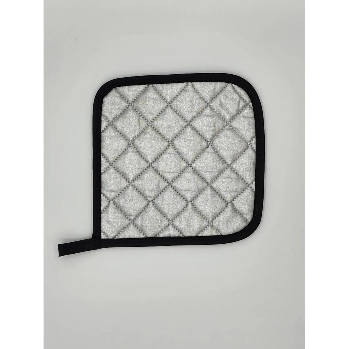 Intedge 317S Pot Holder, Heat Resistant to 400°F, 7x7 Square Hot Pad, Quilted Ironing Board Fabric