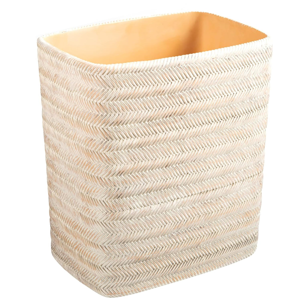 Polytree Bathroom Trash Can 1.8 Gallon Small Kitchen Garbage Can,Decor Wastebasket for Bedroom