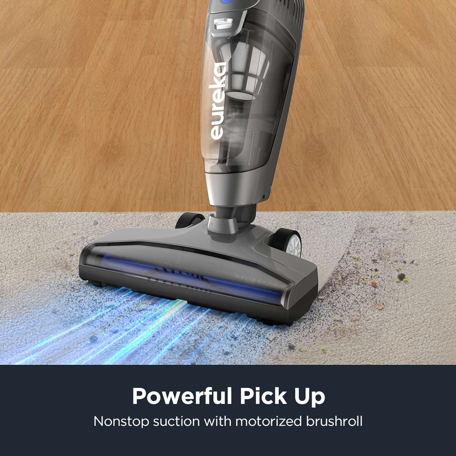 Eureka Corded Stick Vacuum Cleaner for Home Pet Hair, Lightweight Stick Vacuum Cleaner with