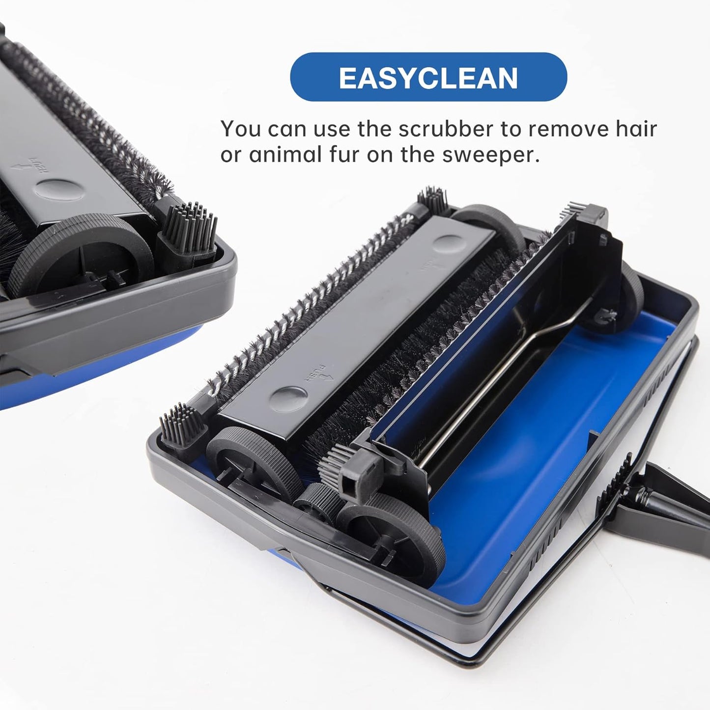 Yocada Carpet Sweeper Cleaner for Home Office Low Carpets Rugs Undercoat Carpets Pet Hair Dust