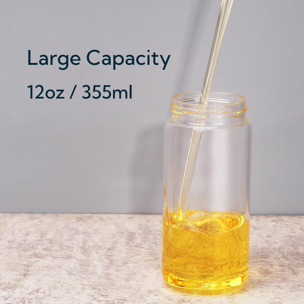 KITCHENDAO Precision Pour Glass Oil Dispenser 2-Piece Set with 3 Modes, Drip-Free Spout, Two