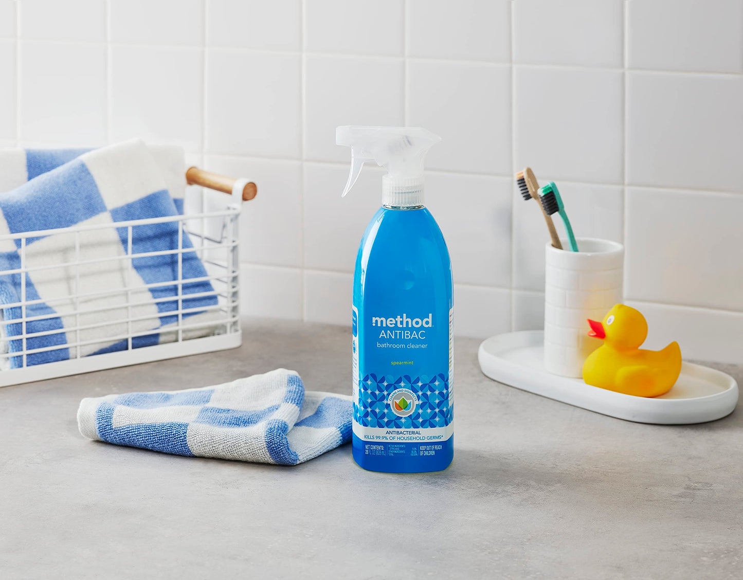 method Antibacterial Bathroom Cleaner, Spearmint, 28 fl oz