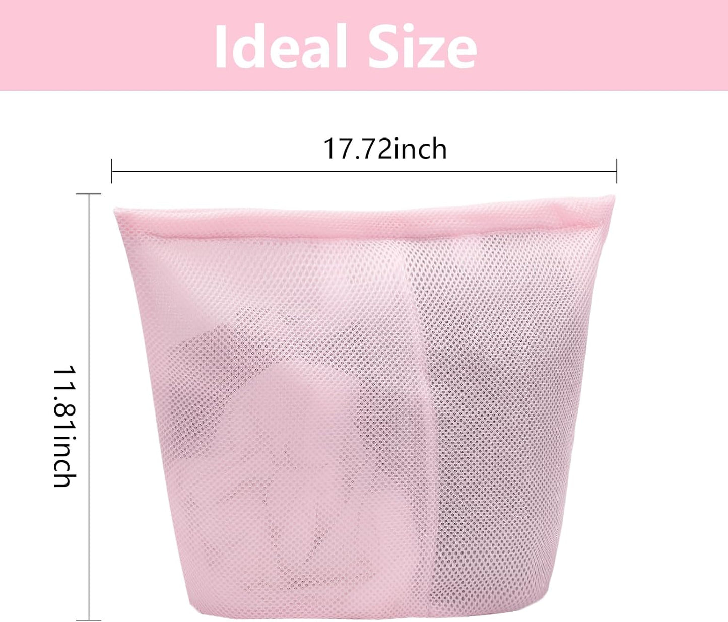2 Pcs Special Zoning laundry bag for delicates with handles mesh laundry bags washing machine