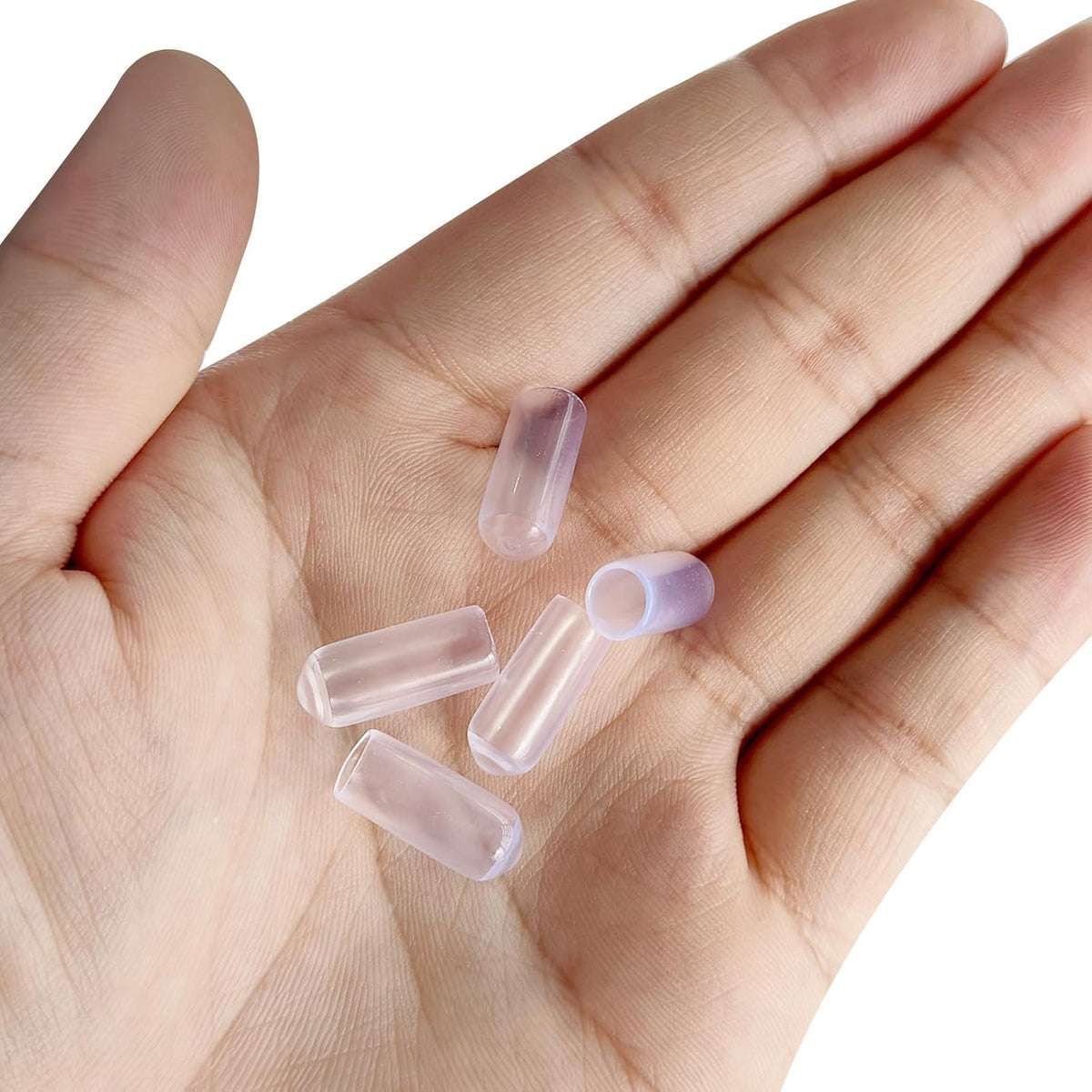 uxcell 20pcs Rubber End Caps 6mm(1/4") ID Vinyl PVC Round Tube Bolt Cap Cover Screw Thread