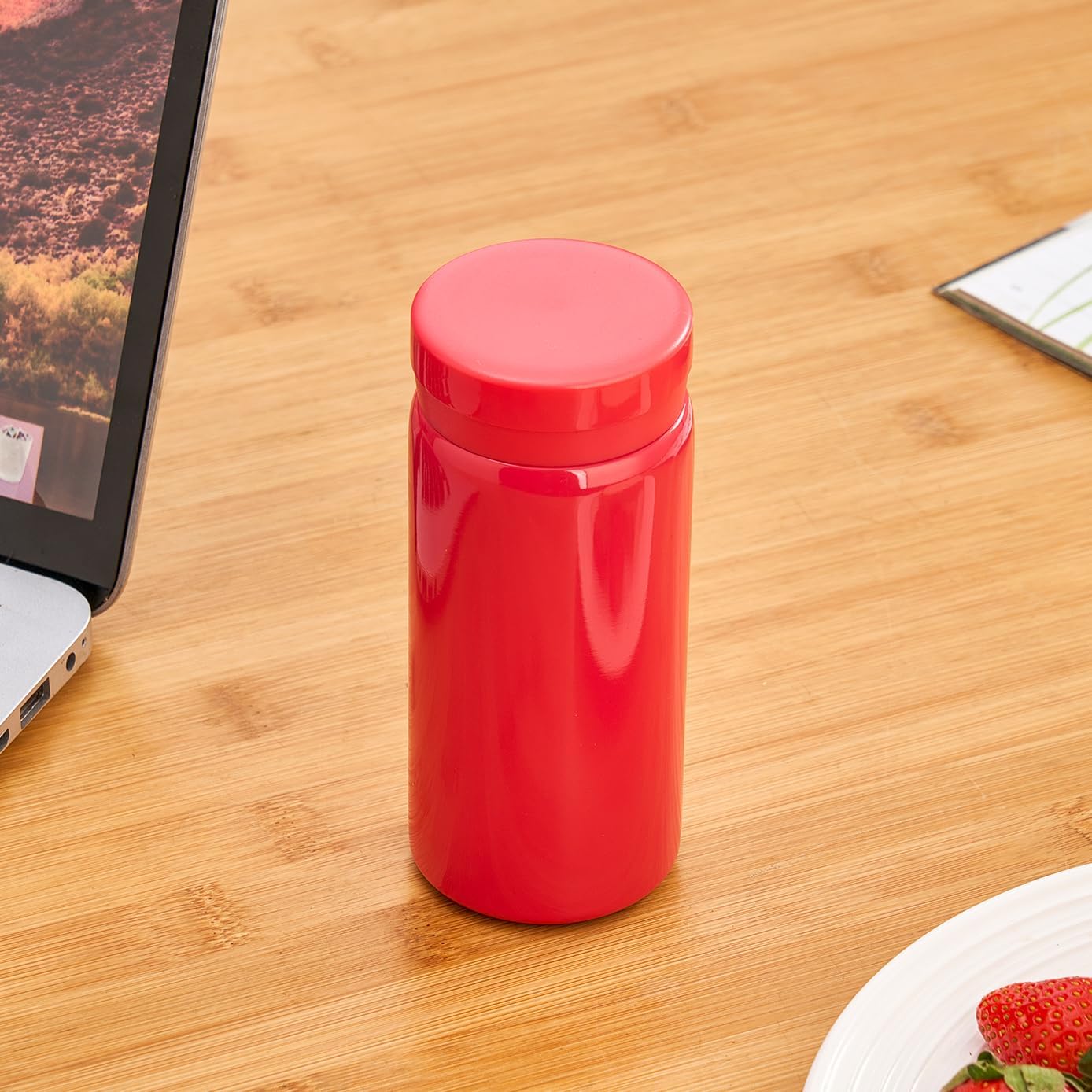 Mini Thermos Cute Water Bottle - 7 oz Tiny Insulated Vacuum 18/10 Stainless Steel Small Flask