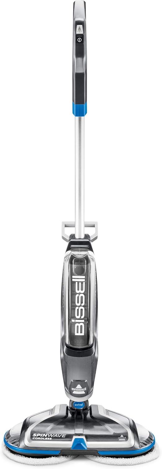 BISSELL Spinwave Cordless Hard Floor Expert Spin Mop Cleaner 18V with washable mop pads for sealed