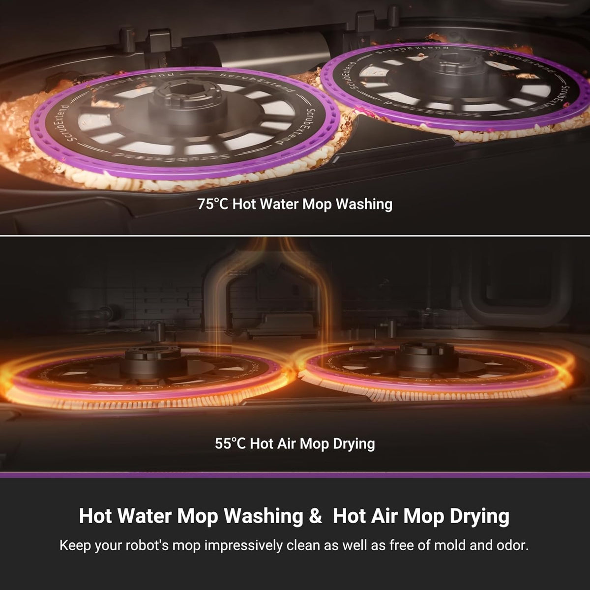 Eureka J15 Pro Ultra Robot Vacuum and Mop with Self Emptying Base, 16,200 Pa Suction, Flex-Arm